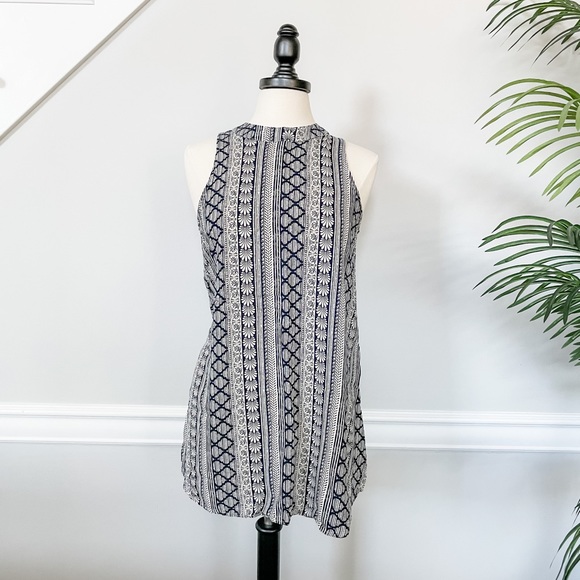 Final Touch Navy/White Swing Dress